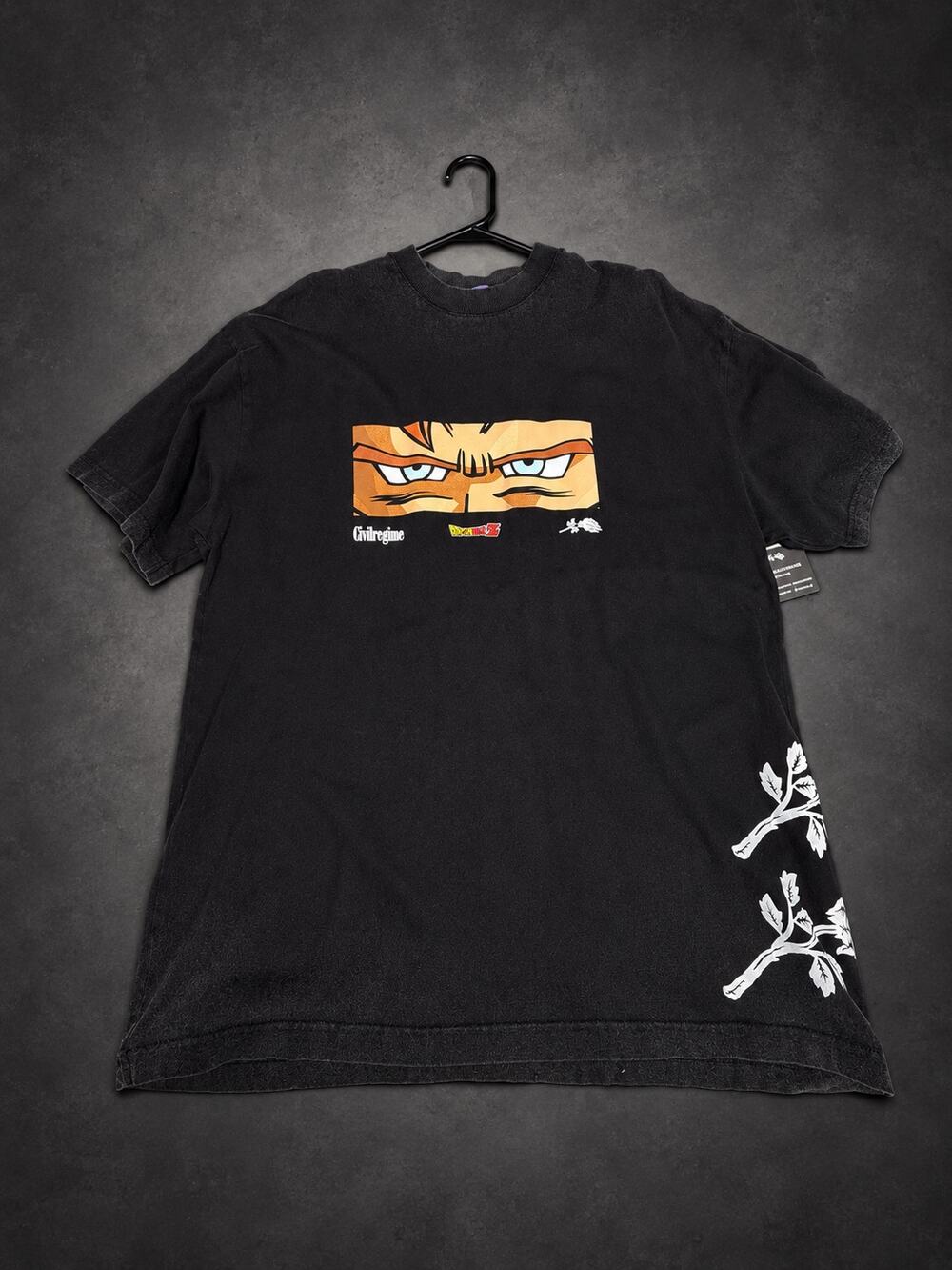 Civil Regime x Dragon Ball Z Android 16 Graphic T-Shirt — Washed Black RH-135